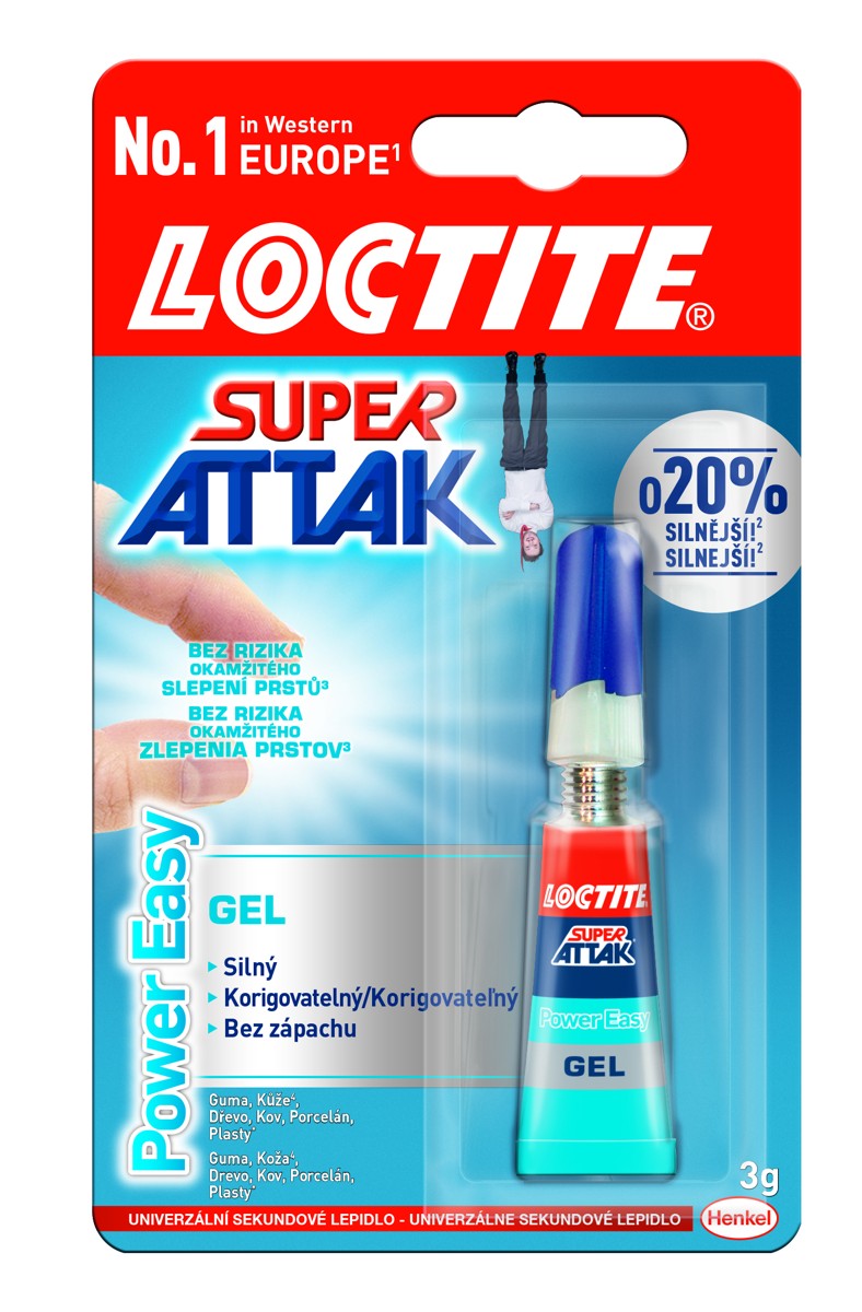 Lepidlo vteřinové Loctite Power Easy 3 g