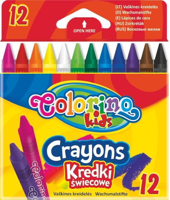 Pastelky voskové Colorino 12 barev