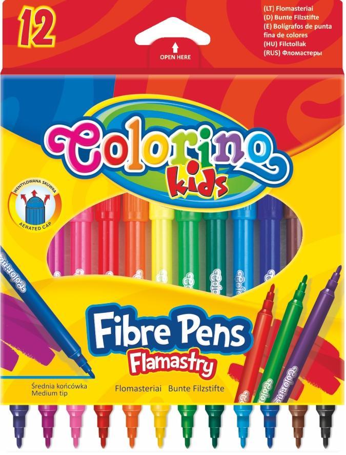 Popisovač 12 barev Colorino Kids