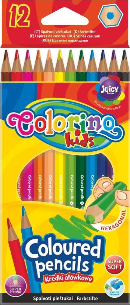 Pastelky šestihranné Colorino 12 barev
