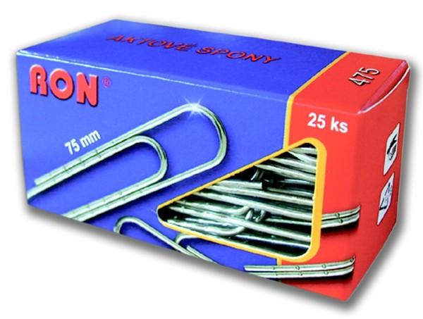 Spony aktové 475, 75 mm / 25 ks