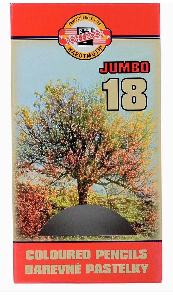 Pastelky KIN Jumbo 3373/18 Omega silné