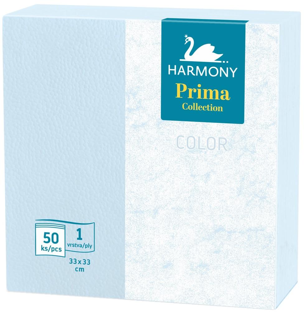Ubrousky Harmony Color 33 x 33 cm modré / 50 ks