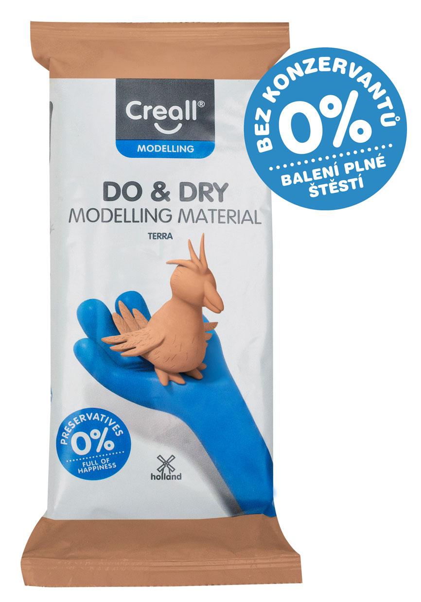 Modelovací hmota CREALL hnědá 500gr