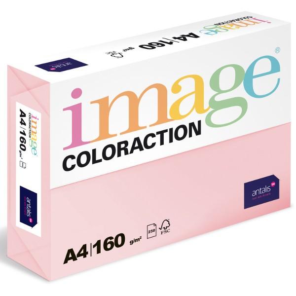 Papír kopírovací Coloraction A4 160 g růžová pastelová 250 listů