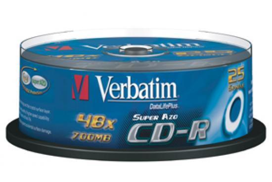CD -R VERBATIM cake box, 52x, 25 ks