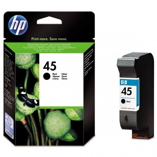 Inkoustové kazety HP C51645AE, No.45 černá 42 ml orig.