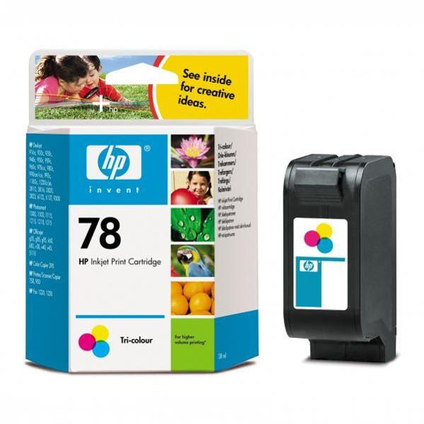 Inkoustové kazety HP C6578AE DeskJet 970C,No.78 color 38 ml