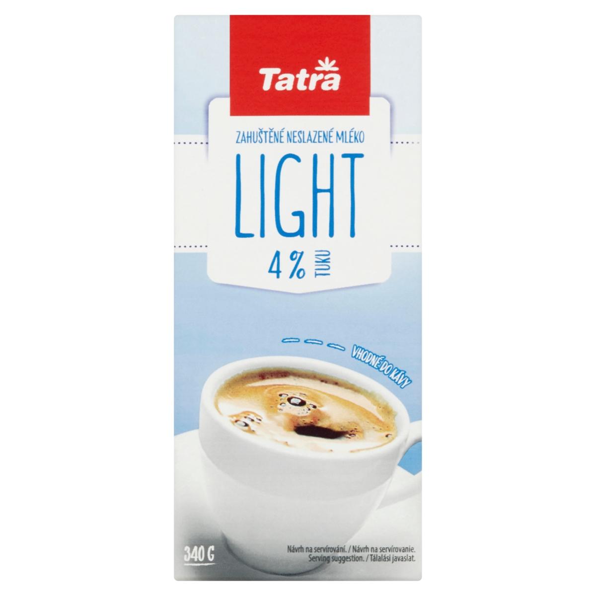 Mléko TATRA Light 4% tuku 340 ml