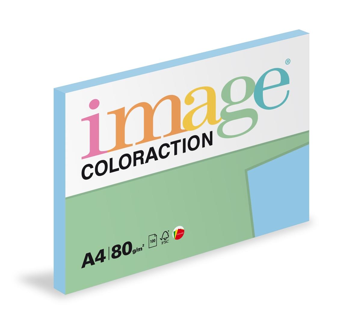 Papír kopírovací Coloraction A4 80 g modrá ledová 100 listů