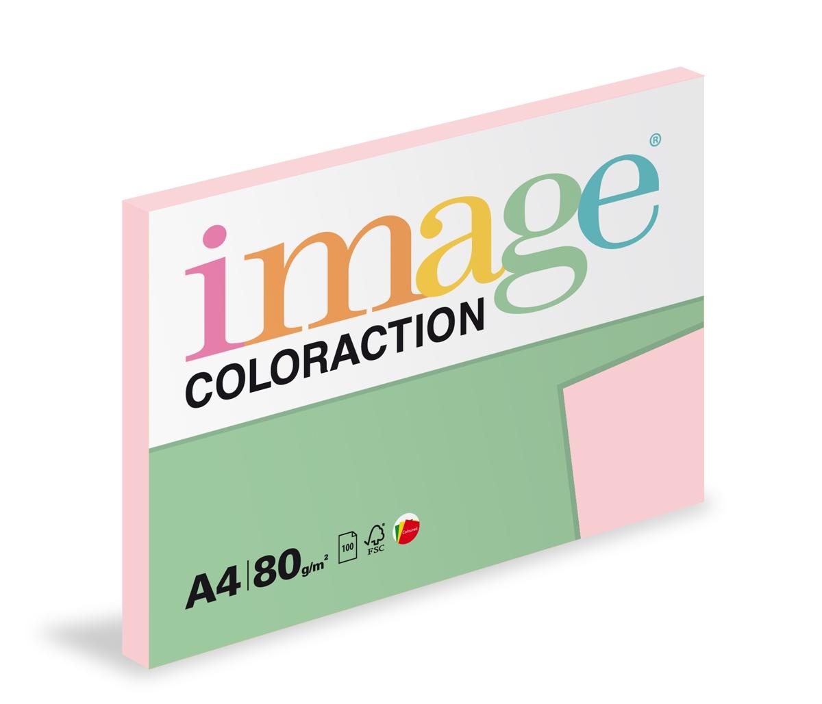 Papír kopírovací Coloraction A4 80 g růžová pastelová 100 listů