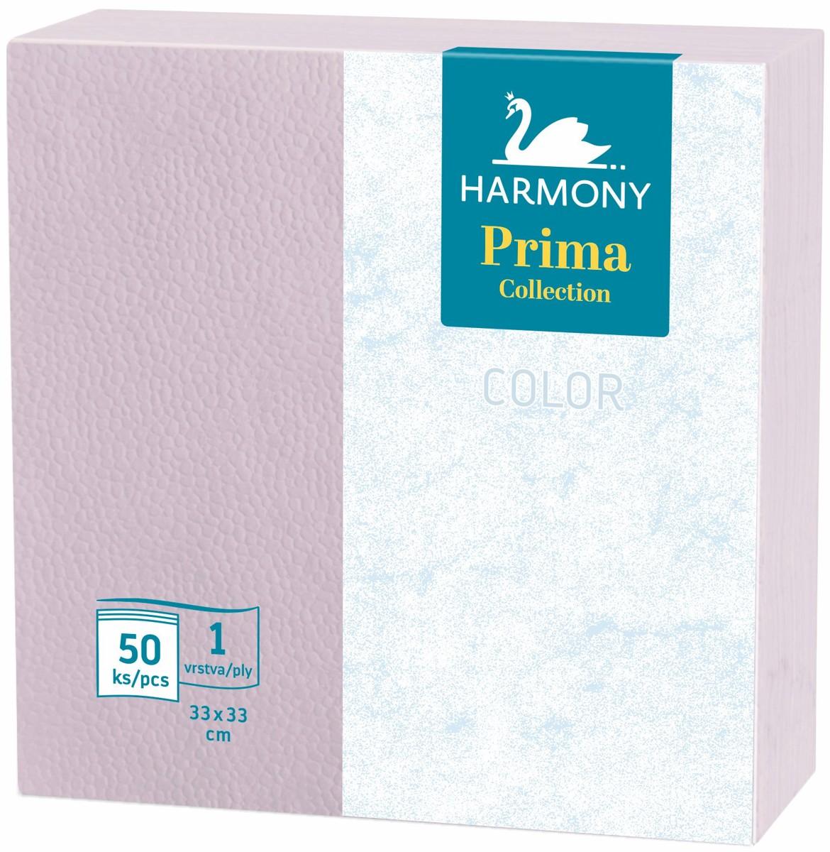 Ubrousky Harmony Color 33 x 33 fialové  / 50 ks