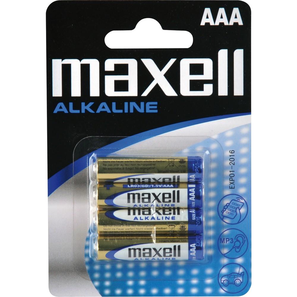 Baterie mikrotužková AAA / 4 ks alkaline