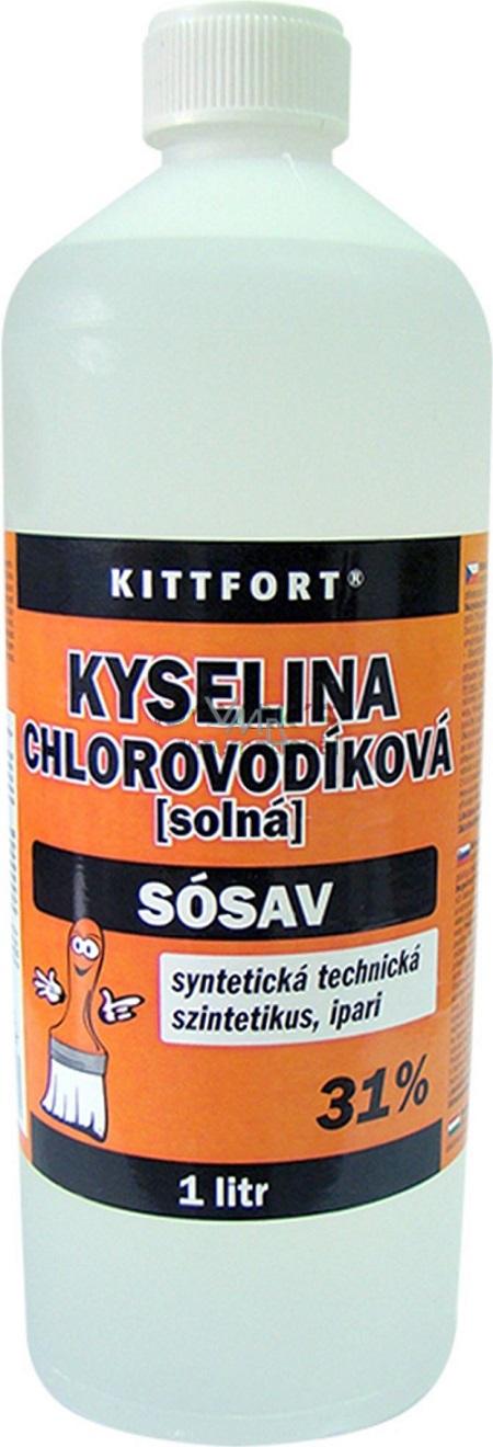 Kyselina solná 1000 ml 31 % (též kyselina chlorovodíková )
