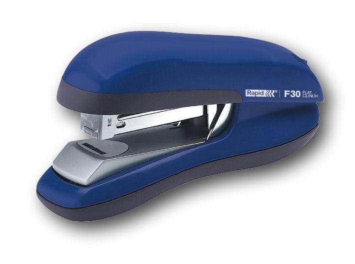 Sešívač Rapid F30 modrý, ploché šití