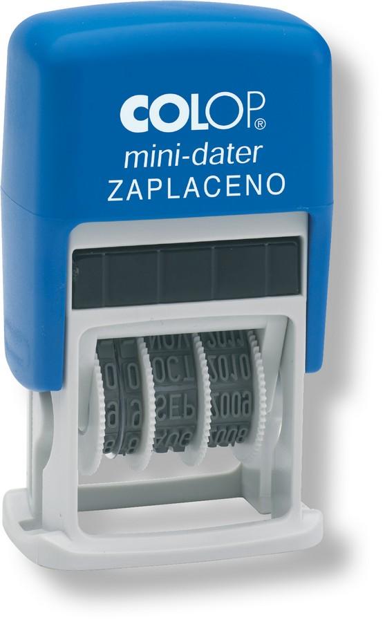 Razítko Mini-Dater S 160/L datumka s textem ZAPLACENO