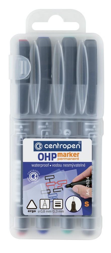 Popisovač 2634 S OHP Permanent sada 4 barev 0,3 mm