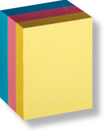 Blok samolepicí Concorde pastel 51 x 38 mm, 3 x 100 listů