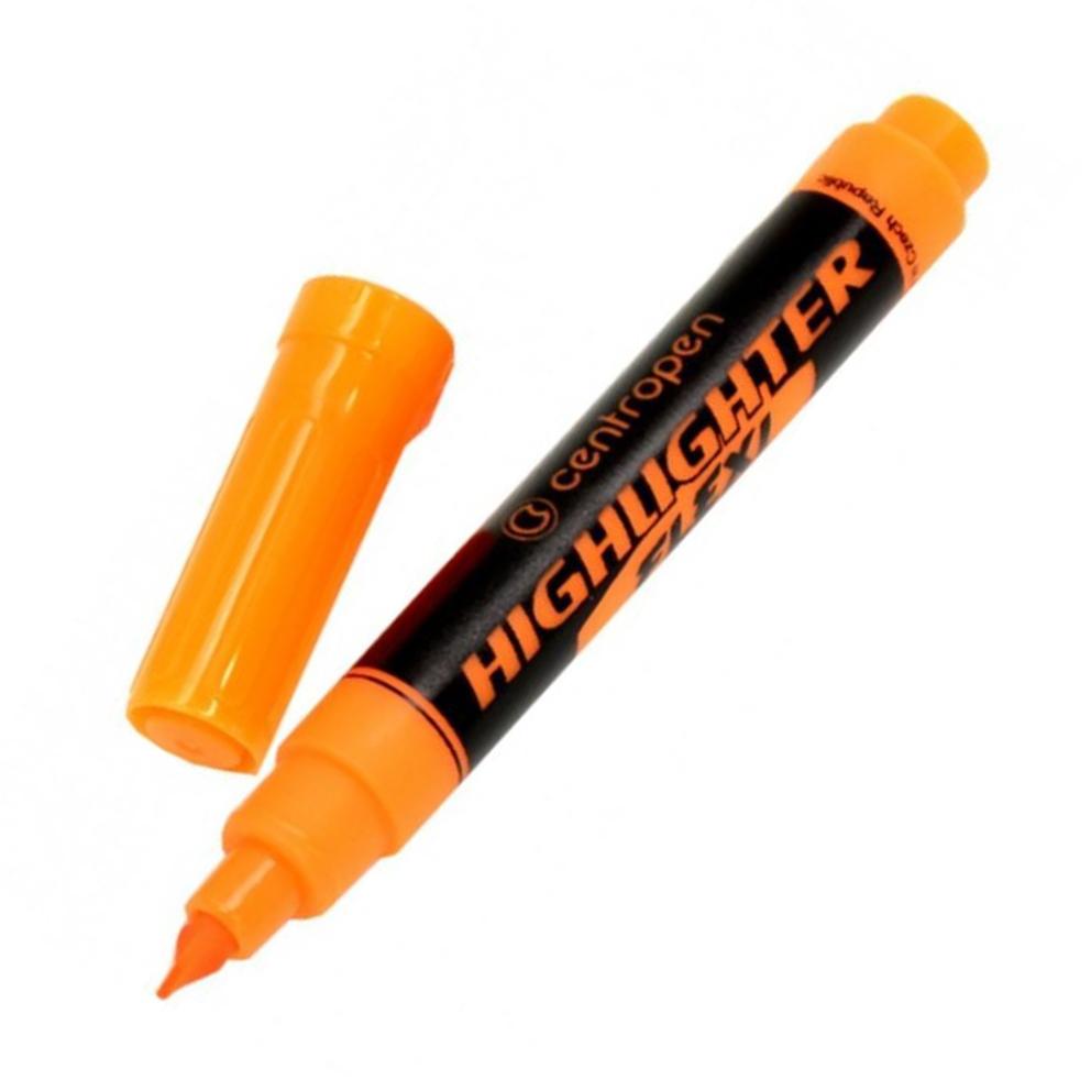 Zvýrazňovač 8542 Flexi oranžový