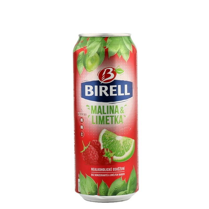 Pivo Birell ochucený malina / limetka 0,5 l