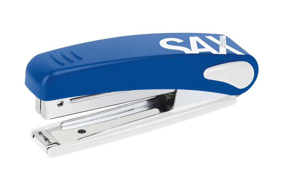 Sešívač SAX Design 219 modrý na 10 listů