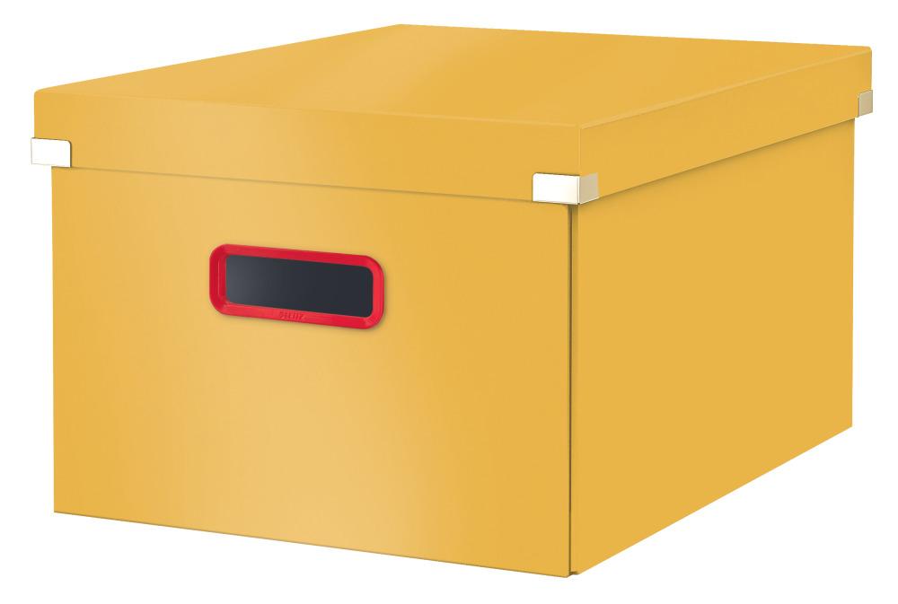 Univerzální krabice Leitz Click&Store COSY, velikost M (A4) teplá žlutá