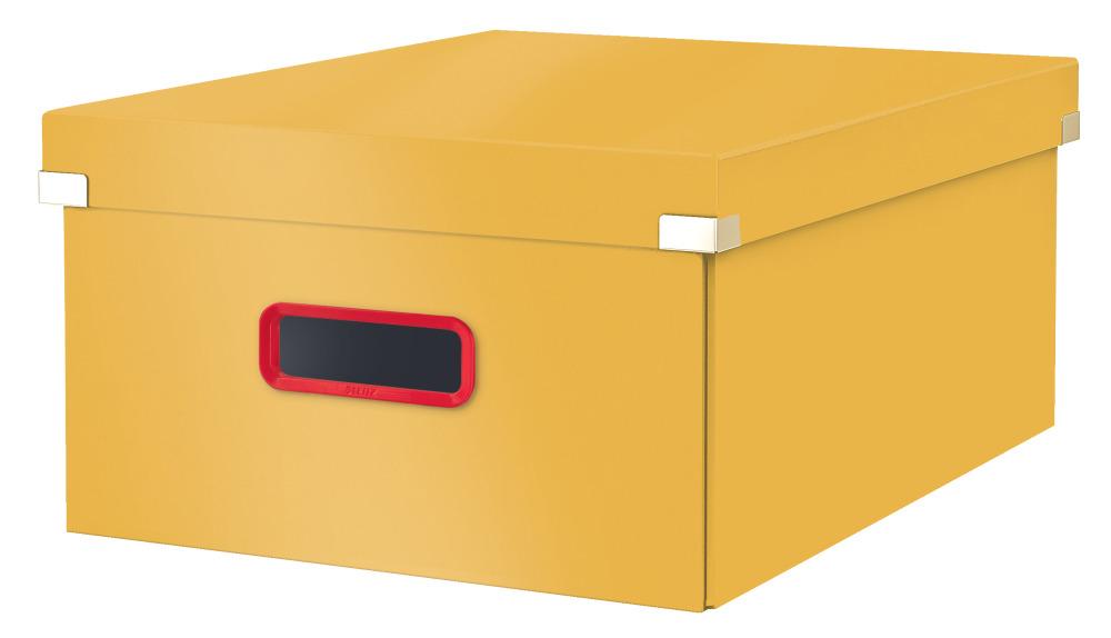 Univerzální krabice Leitz Click&Store COSY, velikost L (A3) teplá žlutá