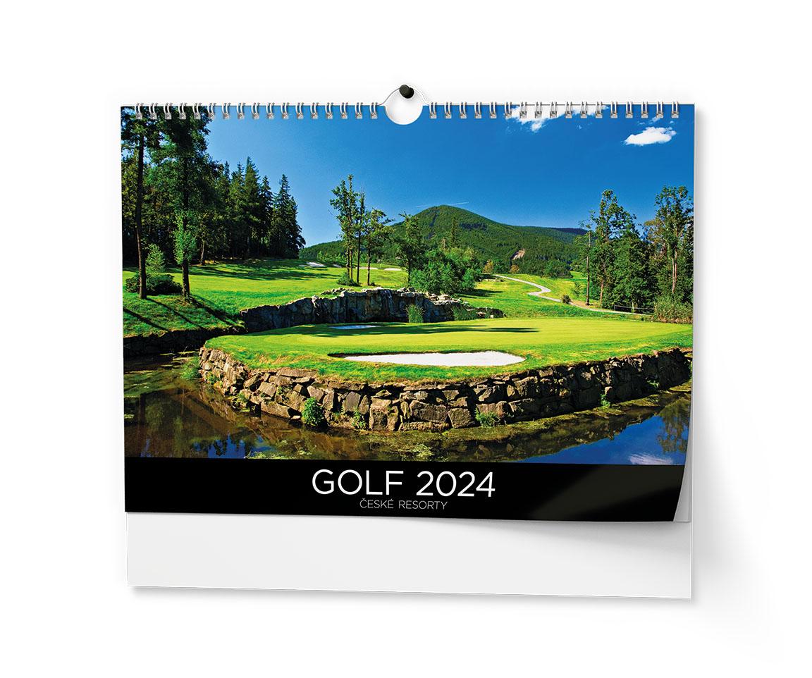 Kalendář nástěnný A3 - Golf