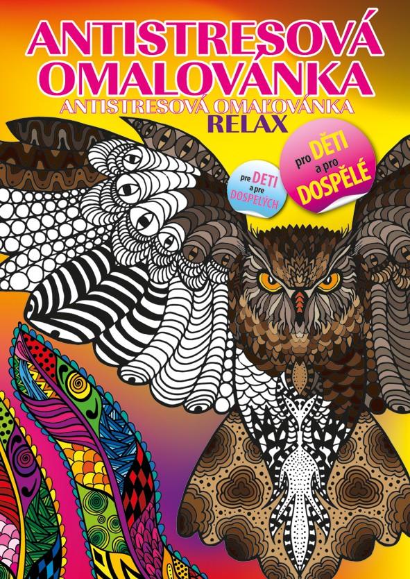Omalovánky A4 antistresové - Relax