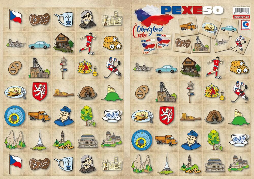 Pexeso - Obrázkové Česko